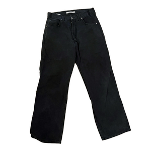 Mavi Jeans Max 170 Black Wide Leg Baggy Loose Fit Jeans 32x32